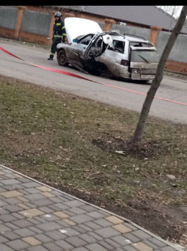 У Бердянську підірвали авто Валентини Мамай.